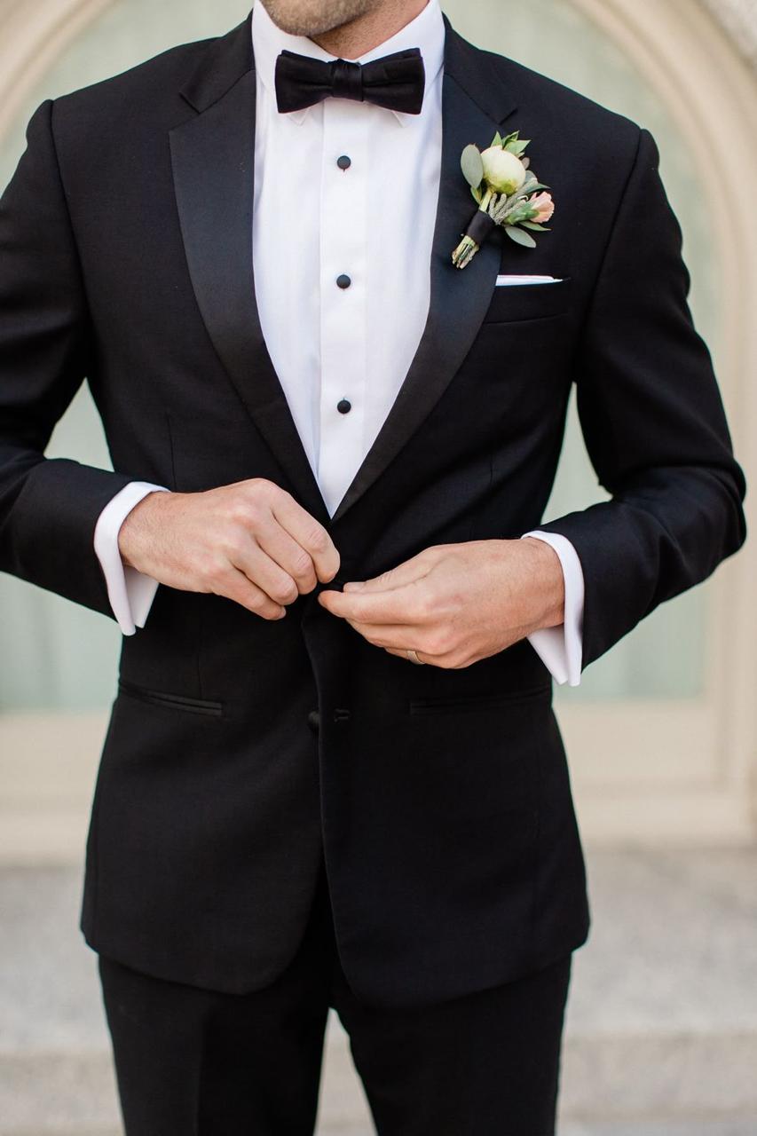 Elegant suit representing professional wedding objection services